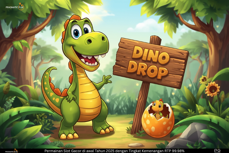 Dino Drop – Slot Dinosaurus Penuh Kejutan dari Pragmatic Play